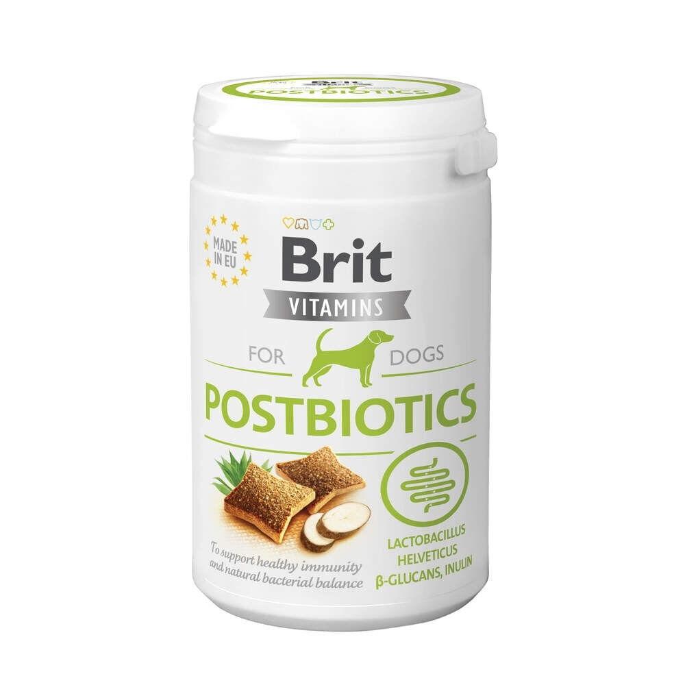 Burk med Brit Vitamins Probiotic 150 g, tuggbitar för hundens mage och tarm