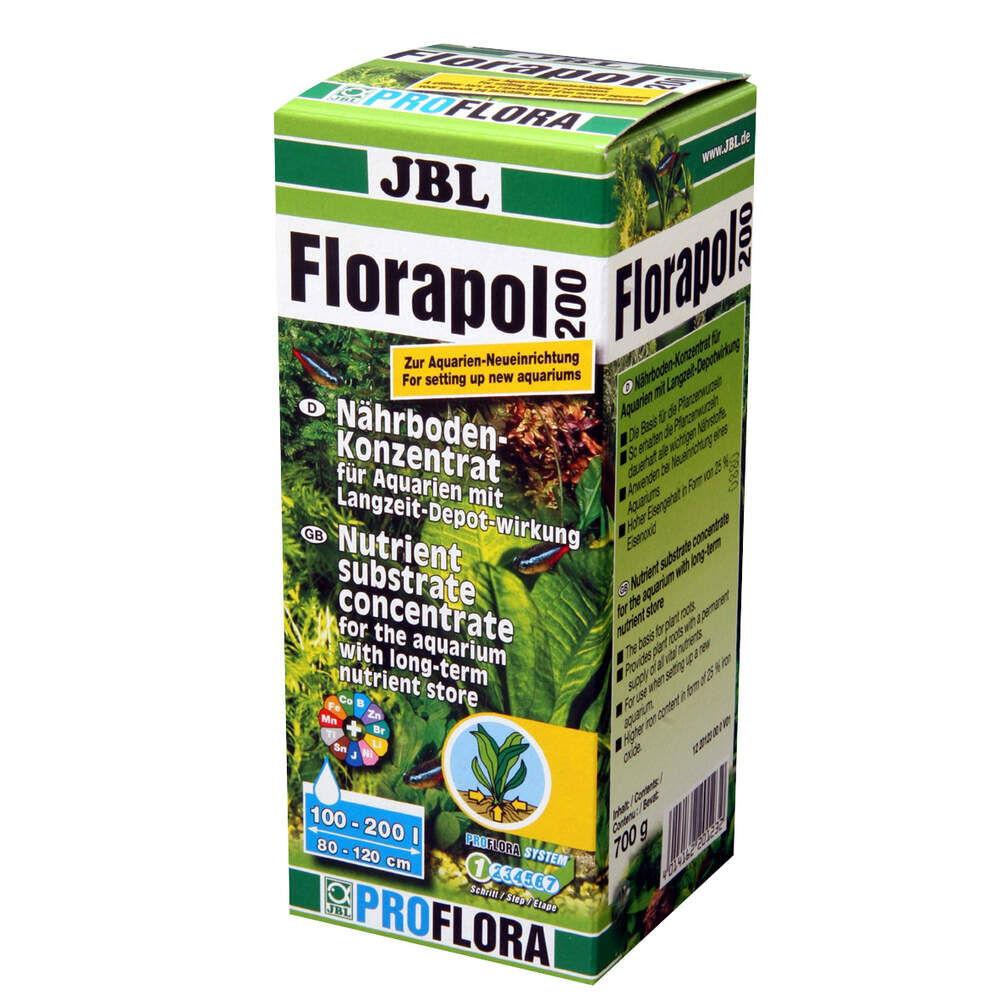Förpackning med JBL Florapol näringsgranulat till akvariebotten