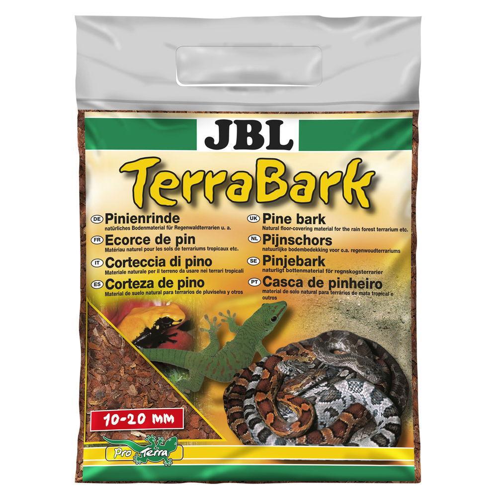 Påse med JBL TerraBark barkbaserat bottenmaterial för terrarium