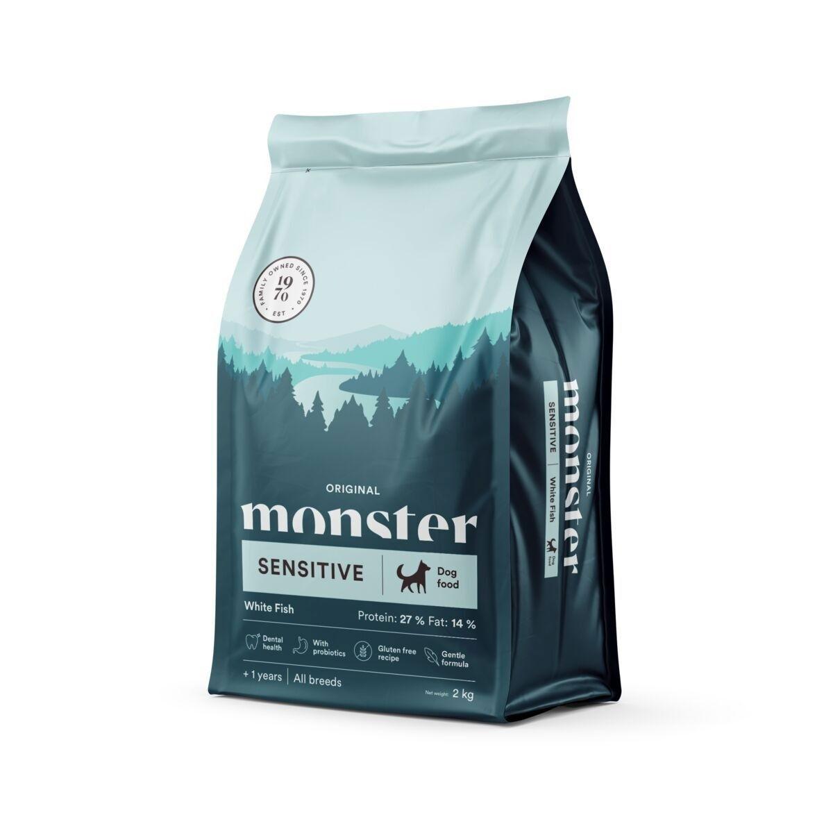 Monster Dog Adult Sensitive White Fish torrfoder till hund