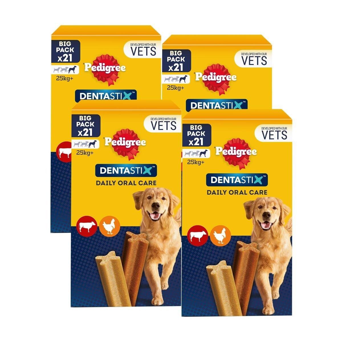 Pedigree Dentastix L, storpack tandvårdsgodis för stora hundar