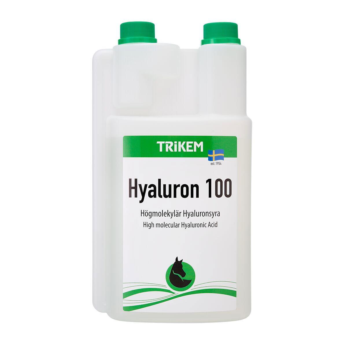 Trikem Hyaluron 100, flytande ledtillskott för häst, 1000 ml