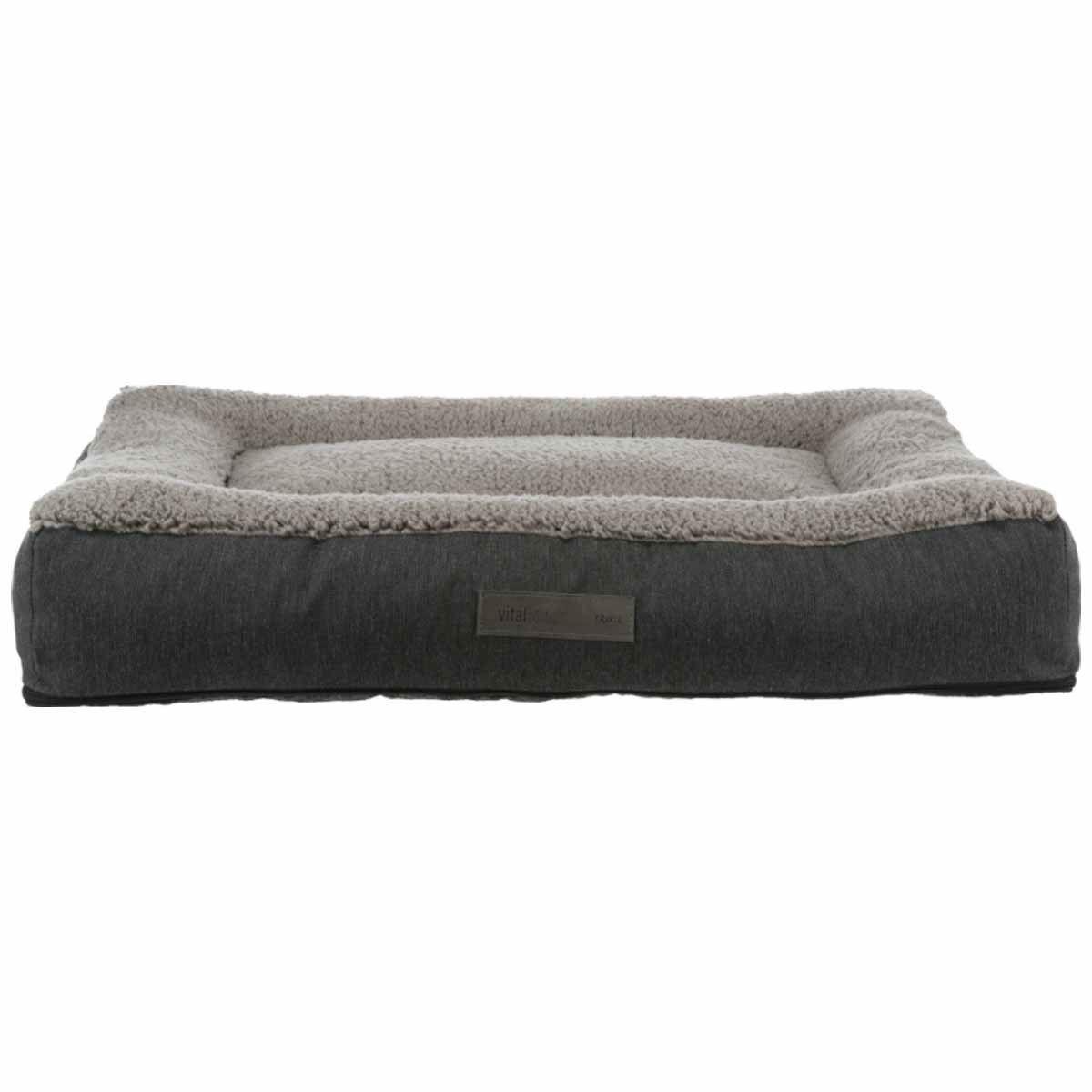 Mörkgrå ortopedisk hunddyna i memory foam från Trixie Bendson