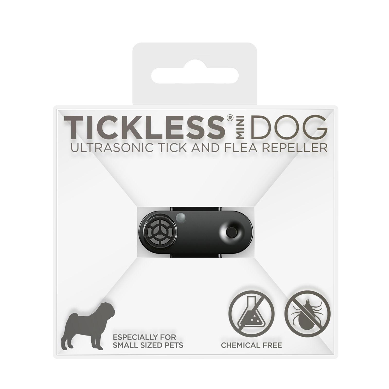 Tickless Mini Dog, elektronisk ultraljudsavvisare för fästingar som fästs på hundens halsband