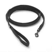 Feel Active vadderat hundkoppel i svart med handtag