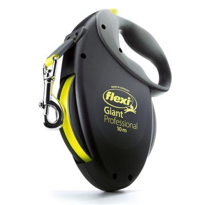 Flexi Giant L Professional rullkoppel med reflexdetaljer, 10 meter