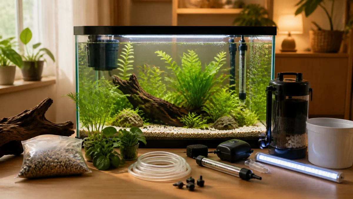 Akvarium för nybörjare 2026 – så bygger du ditt startkit
