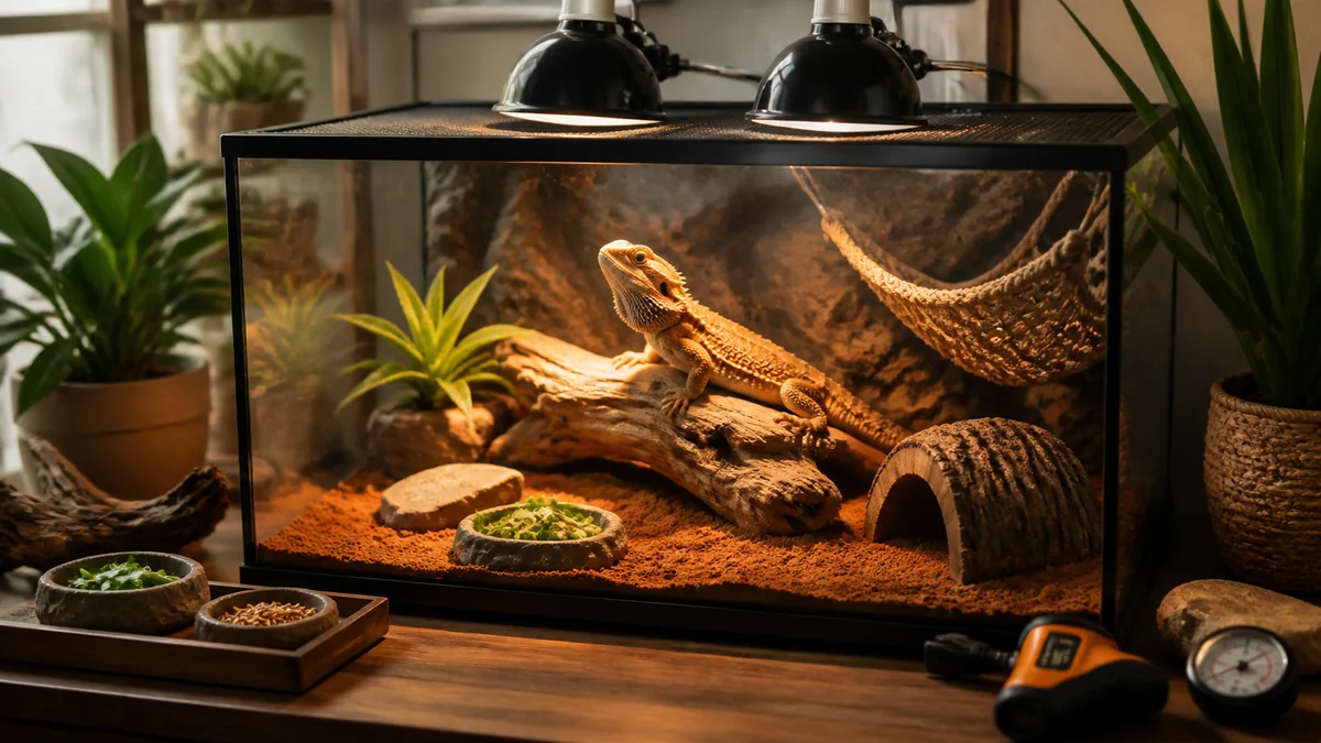 Terrarium 2026 – så utrustar du rätt för din reptil