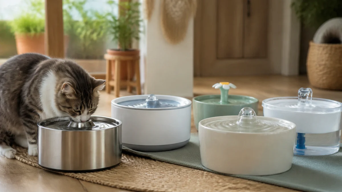 Vattenfontän katt 2026 – bästa fontänerna i test